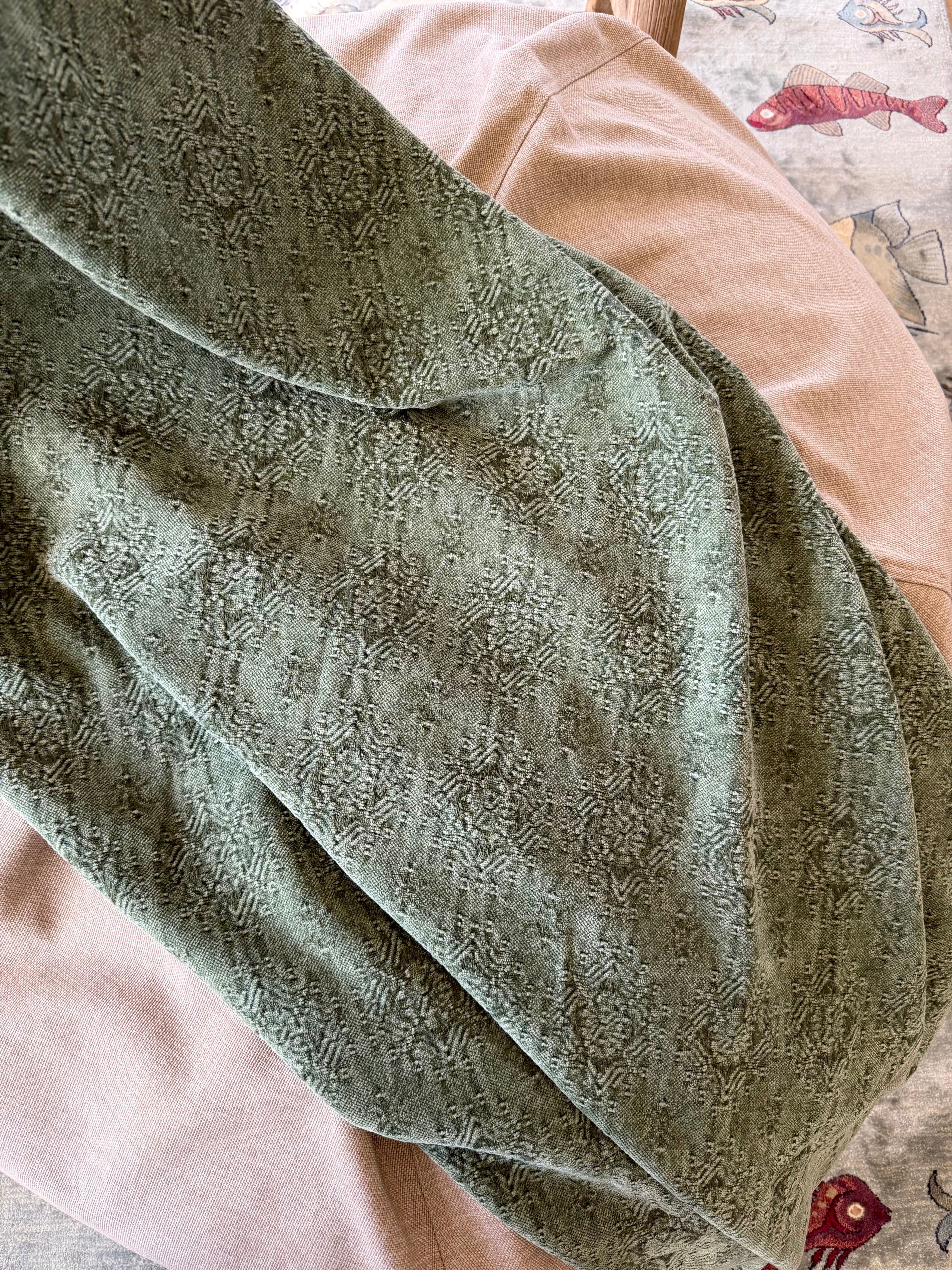 Plaid jacquard Kilim Avocat