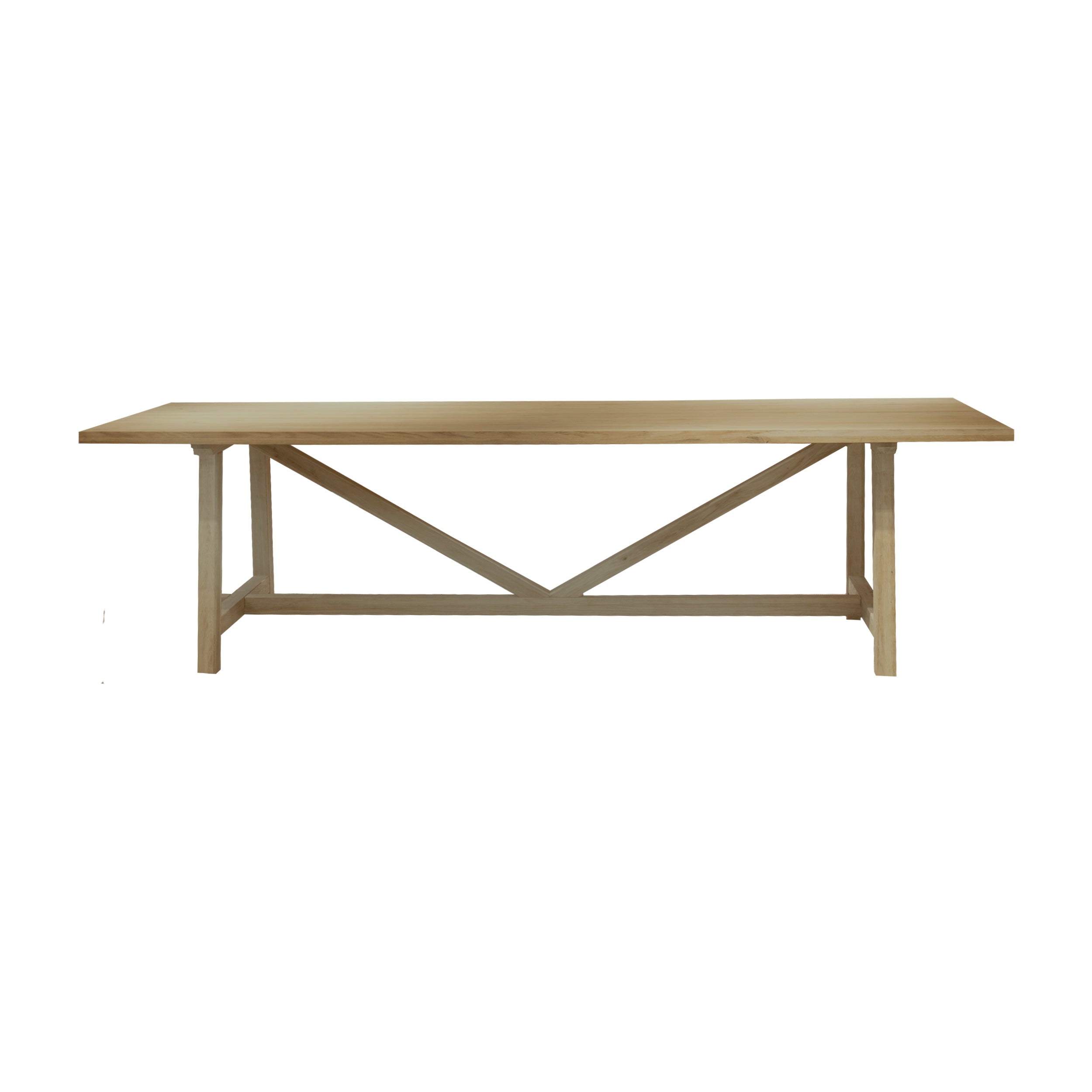 Tafel eik verschillende afwerkingen