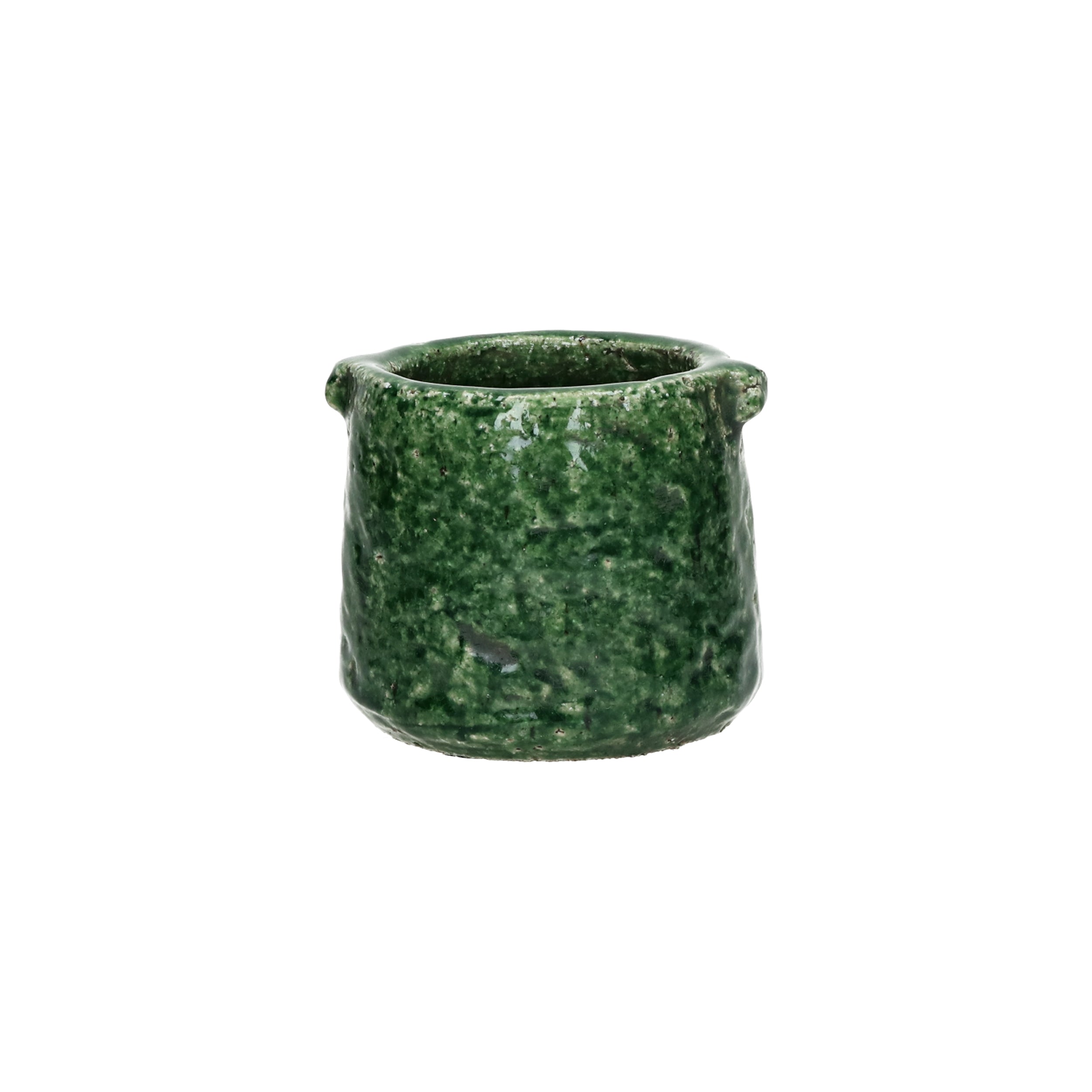 Pot/ schaal keramiek groen
