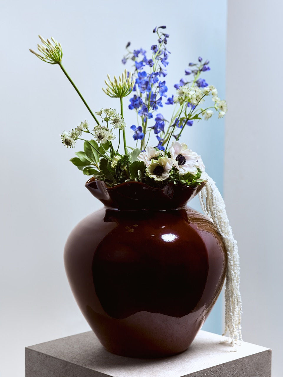 Vaas flower XL brown