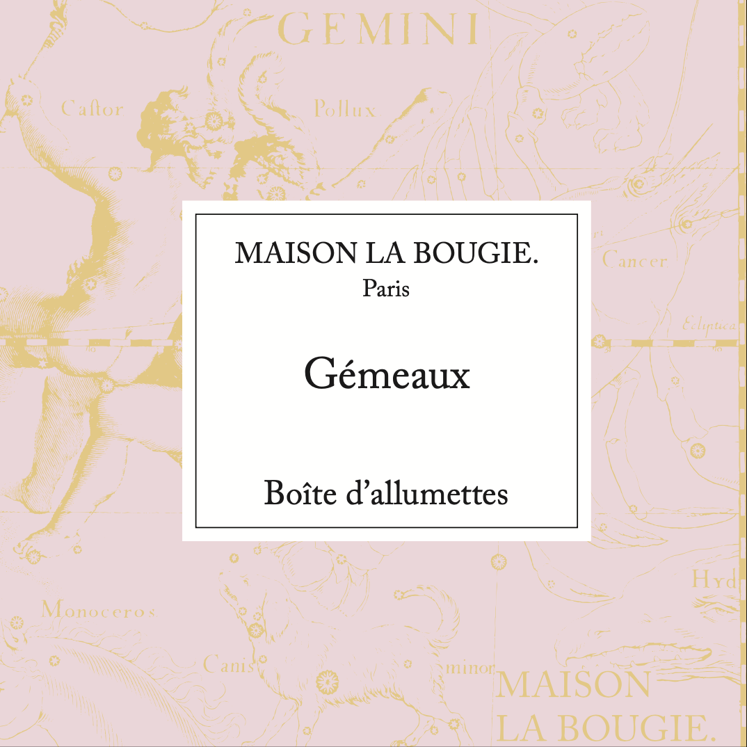 Boîte d'allumettes - Gémeaux