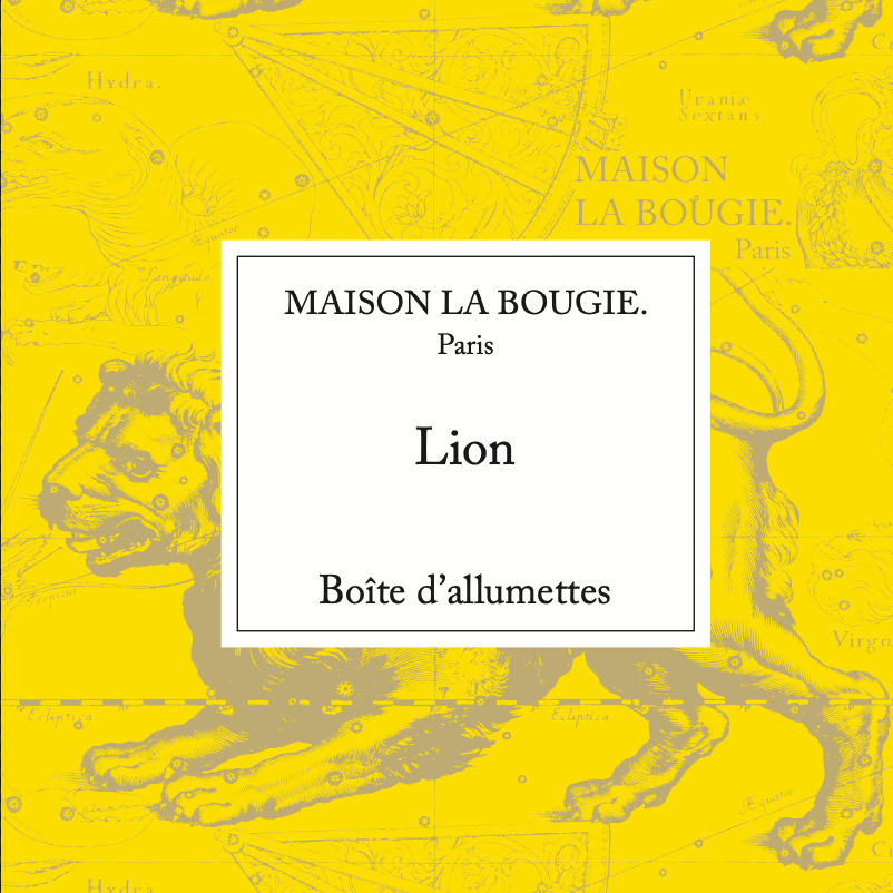 Boîte d'allumettes - Lion