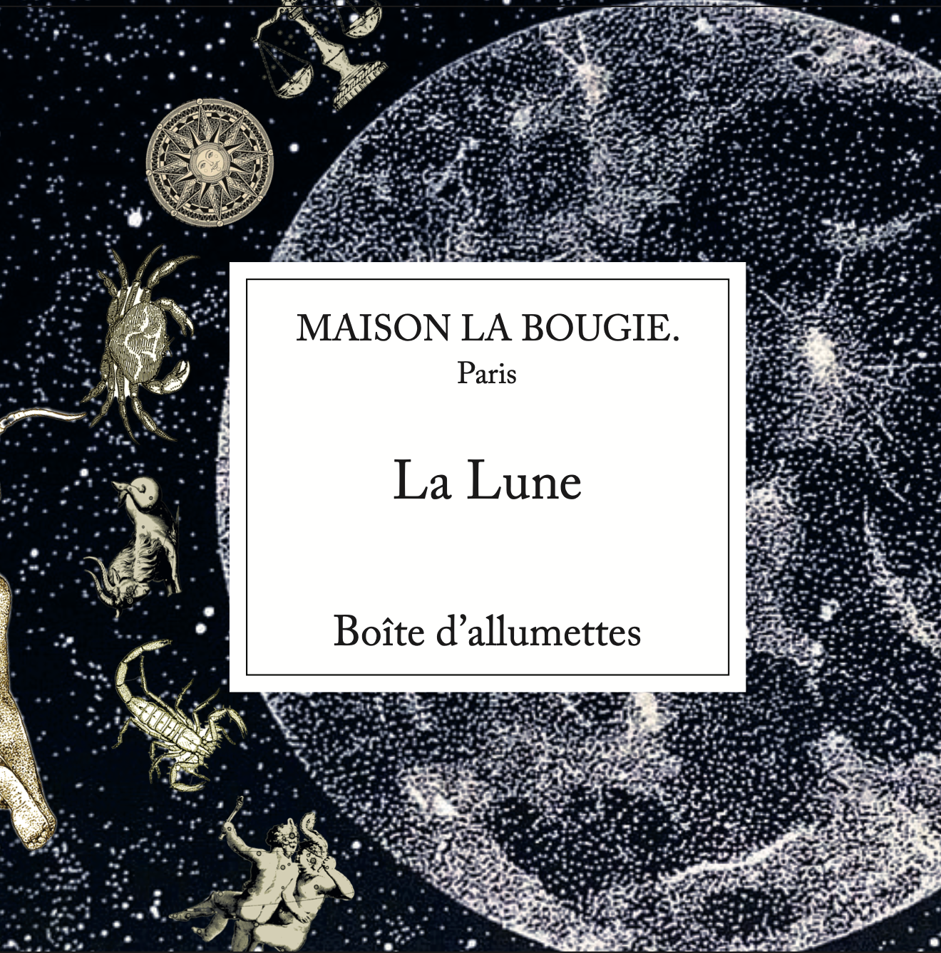 Boîte d'allumettes - La lune