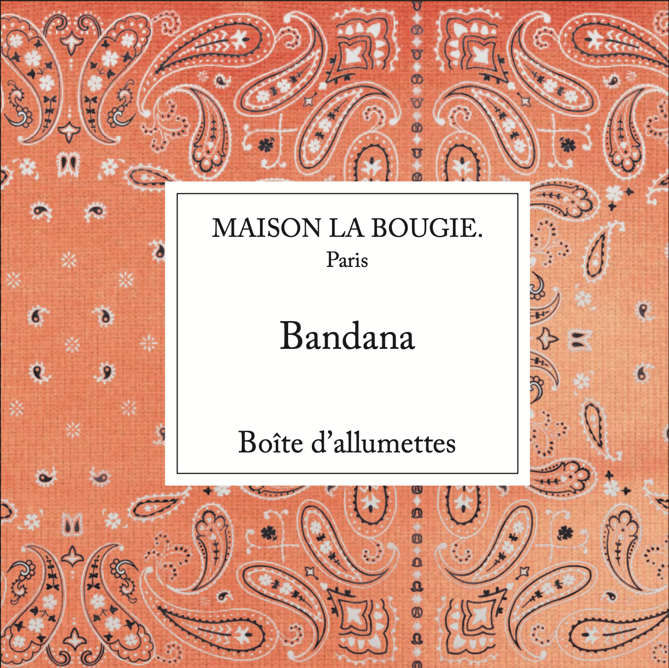 Boîte d'allumettes - Bandana