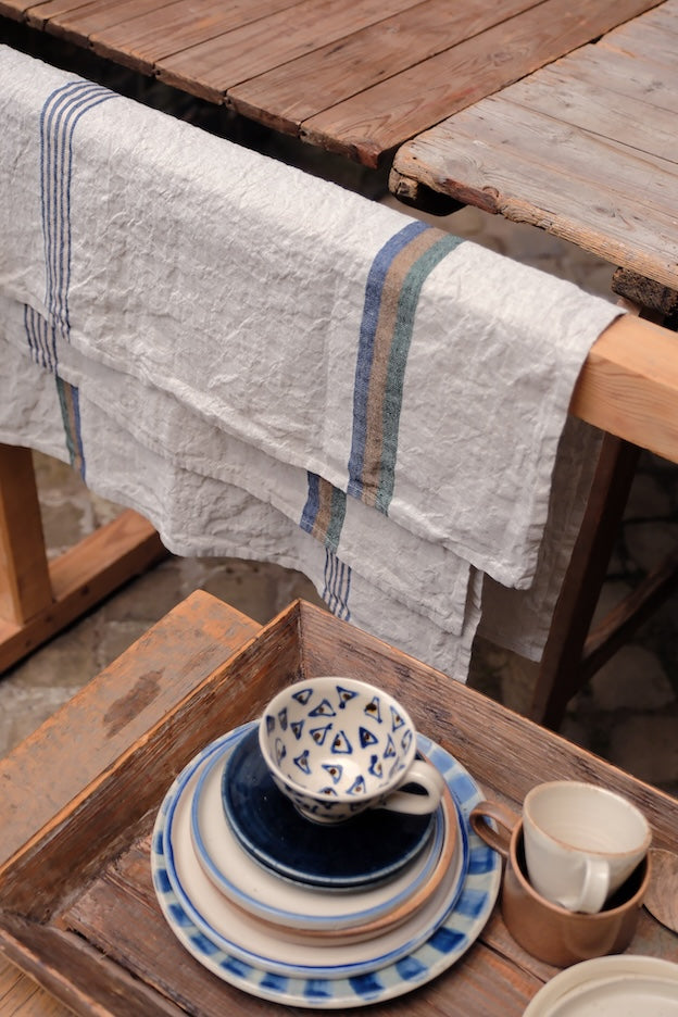 Tea Towel Ari stripe 70 x 70