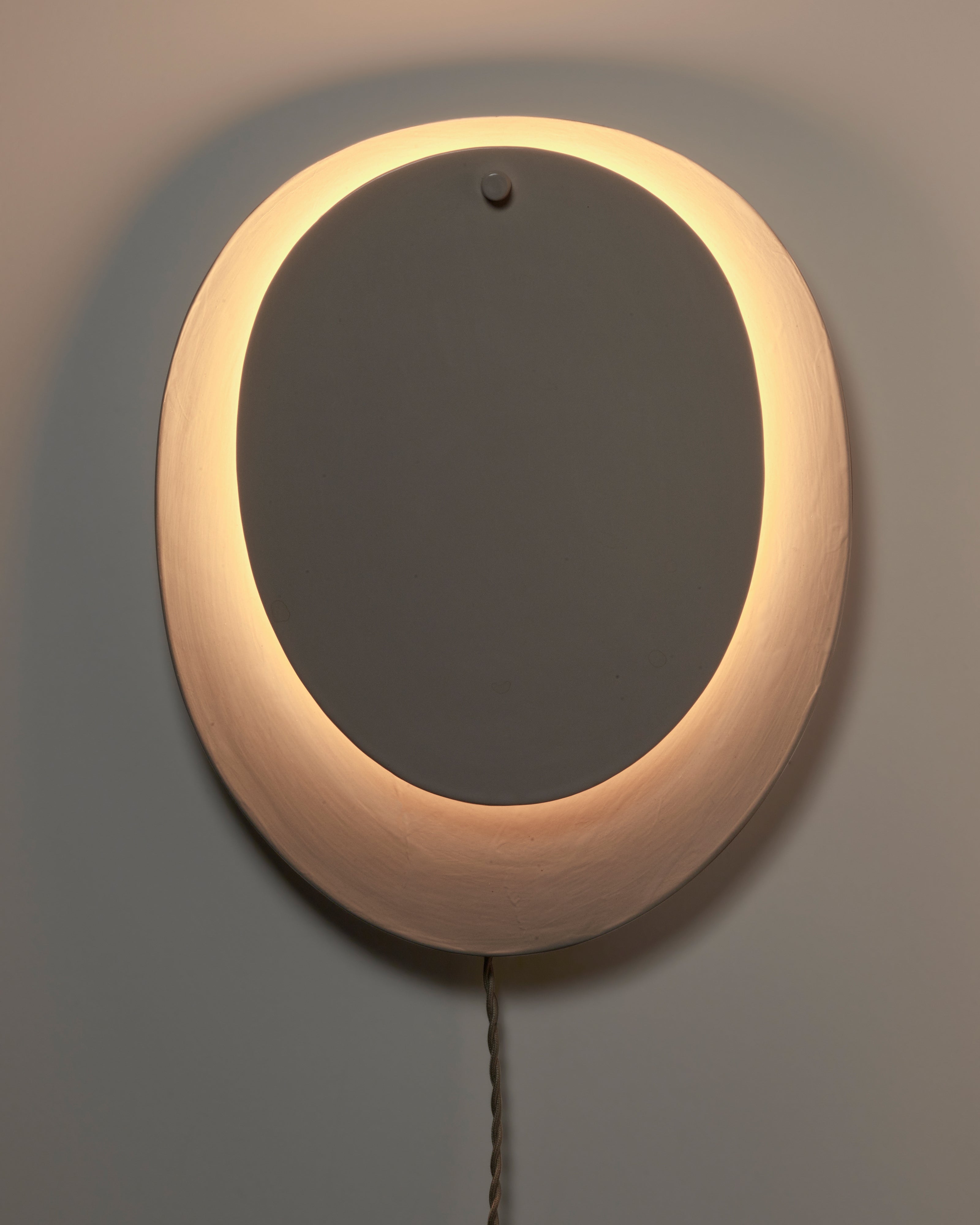 Muur lamp wit
