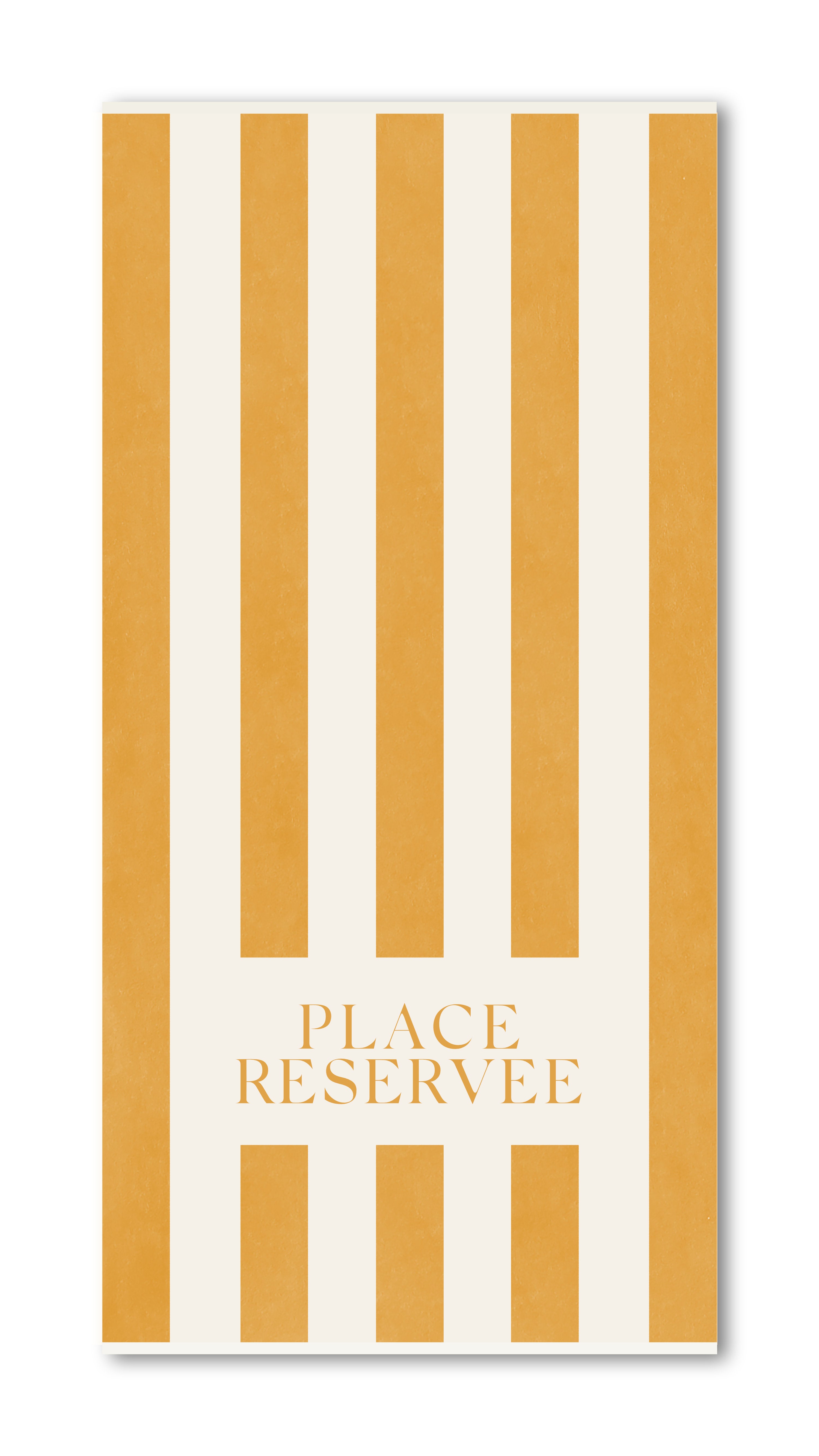 Towel PLACE RESERVEE Gold