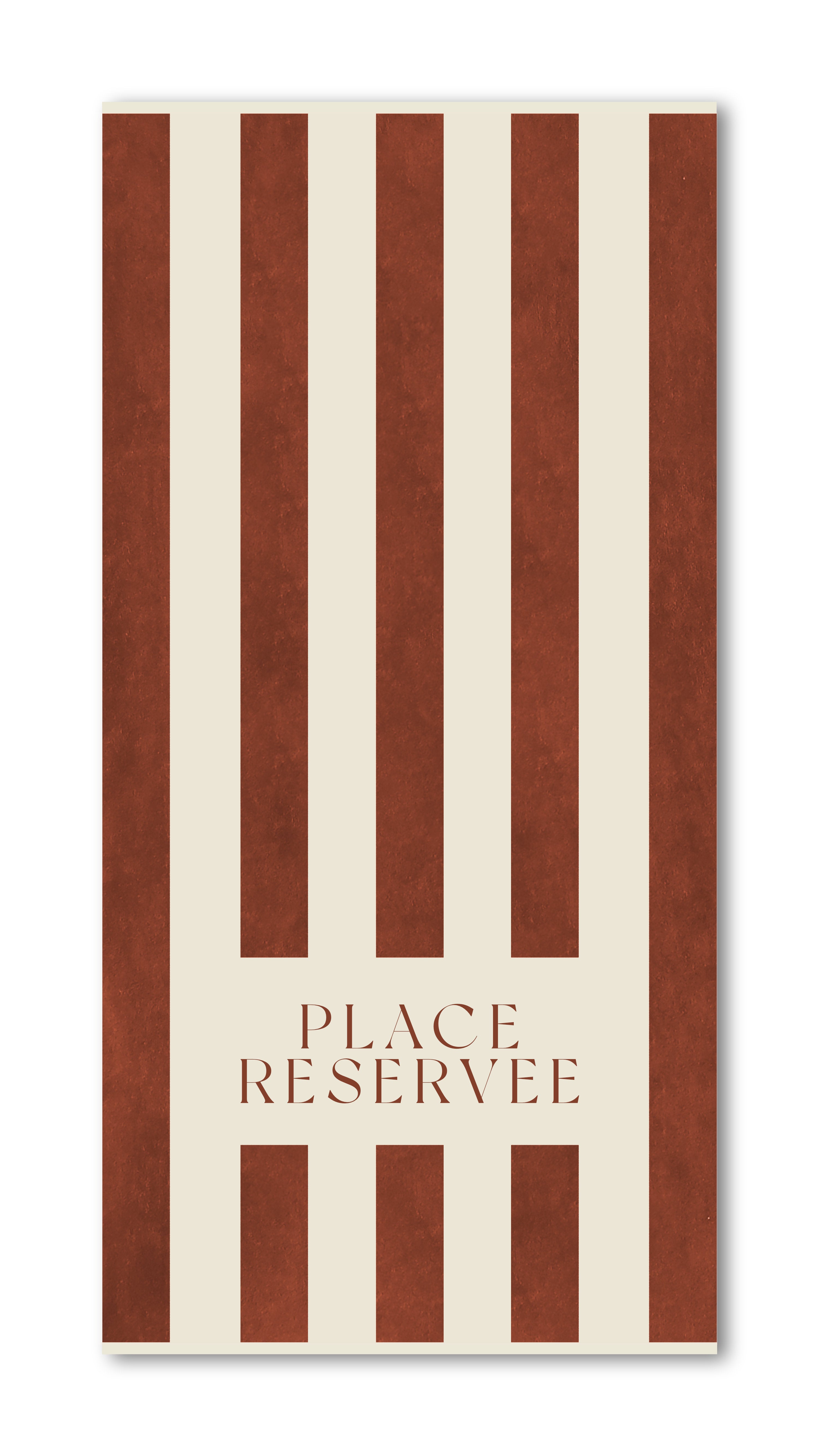 Towel PLACE RESERVEE Tan