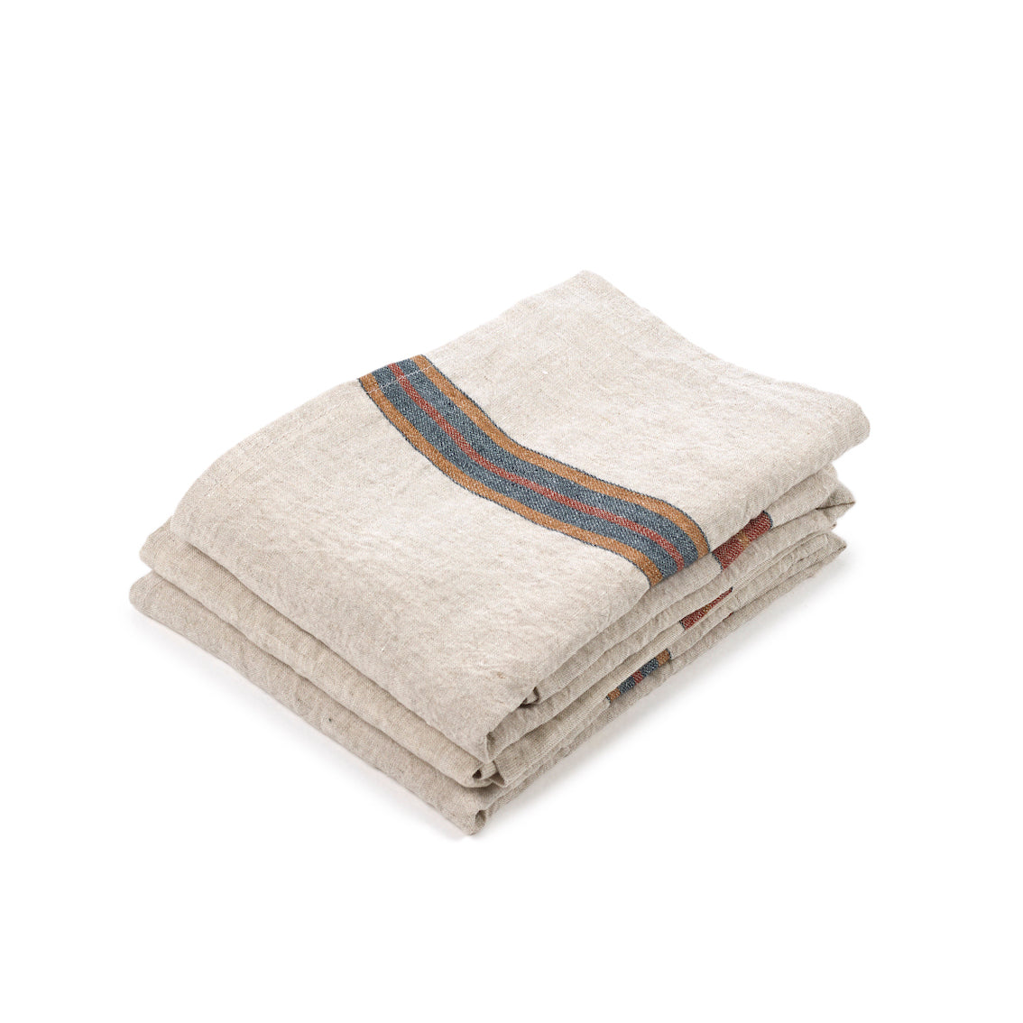 Tea Towel Leather stripe  70 x 70