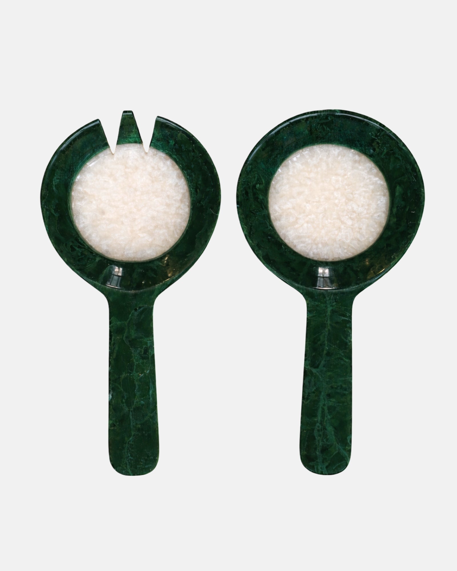 Mixing hands green