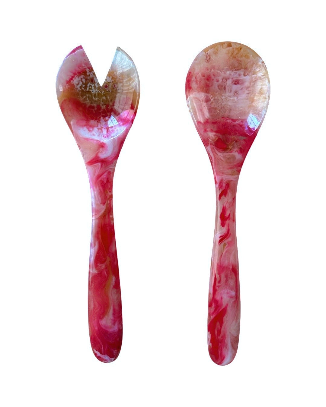 Salad servers Pink