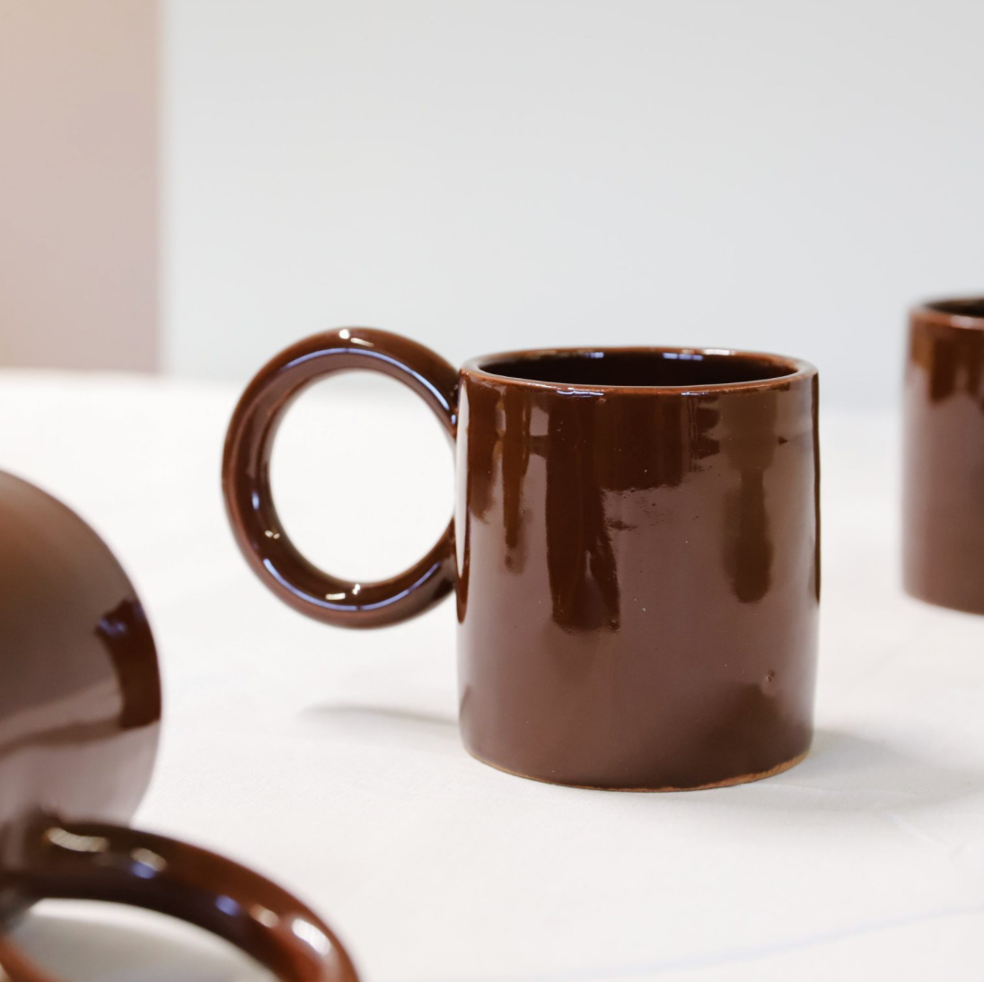 Mug big ear brown