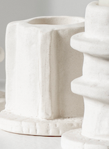 Collectie mix & match candle holders beige