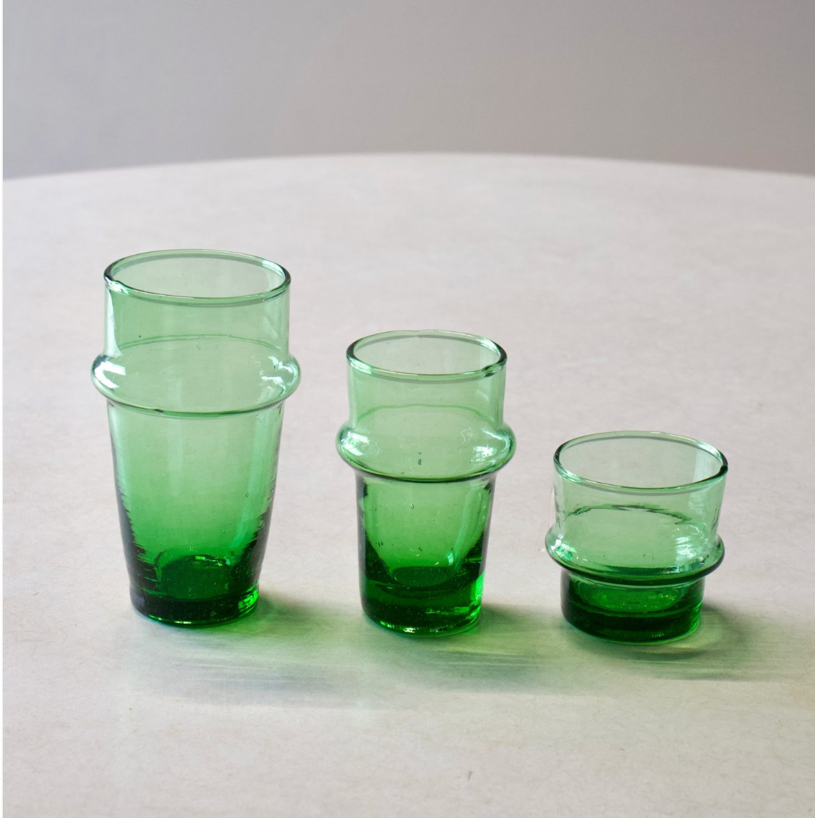 Glazen moroccan groen