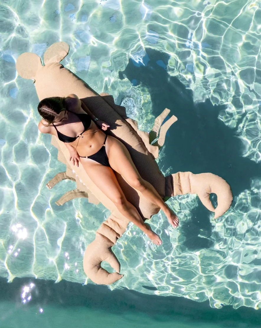 Pouf drijvend Homard XL