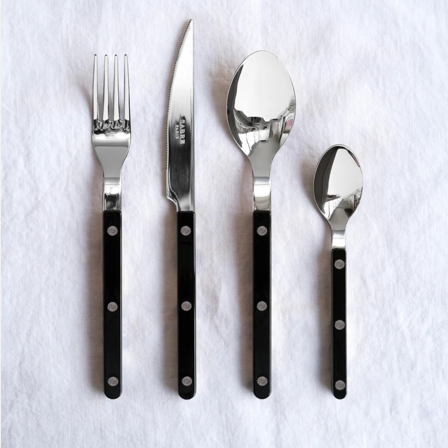 Bestek set Sabre Black