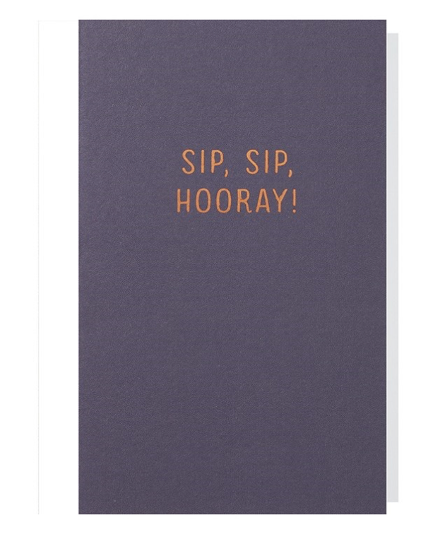 Wenskaart Sip sip hooray!