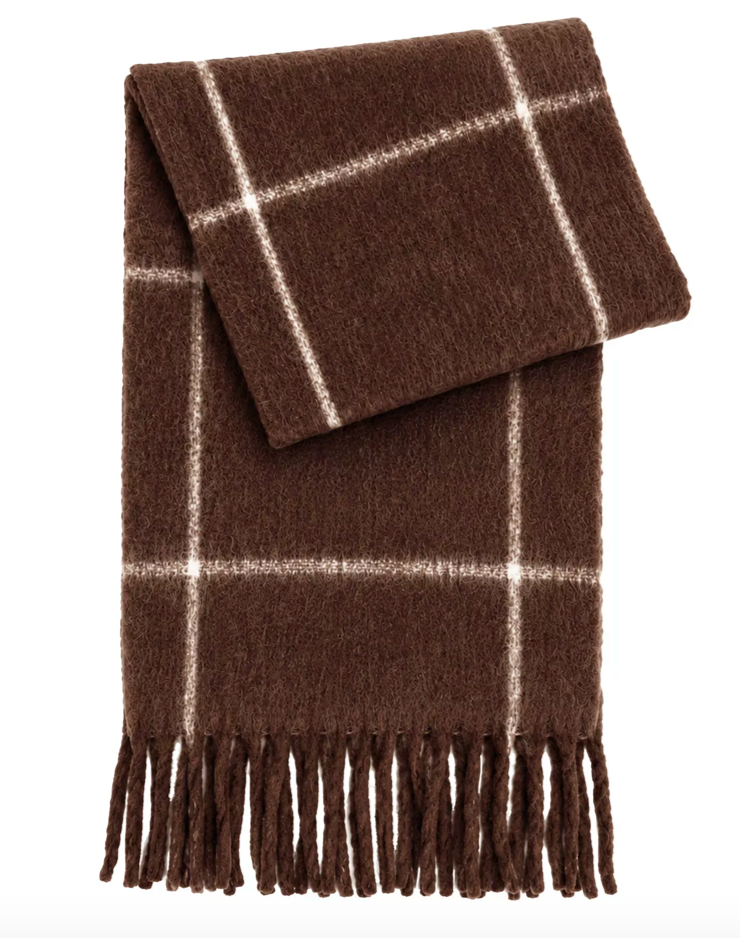 Plaid/ throw Genache
