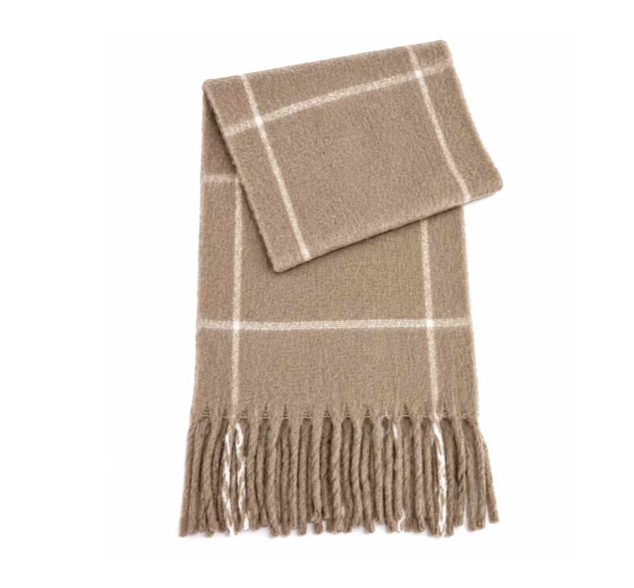 Plaid/ throw Lin
