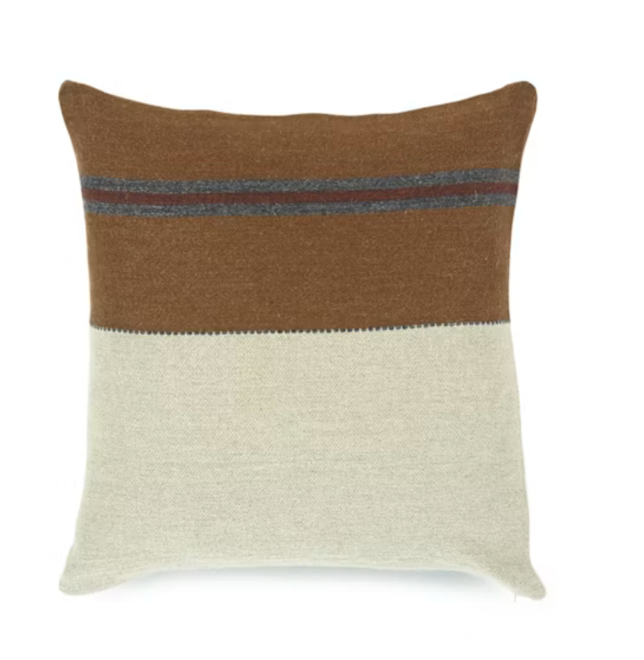 Kussen 50 x 50 Highland stripe leather