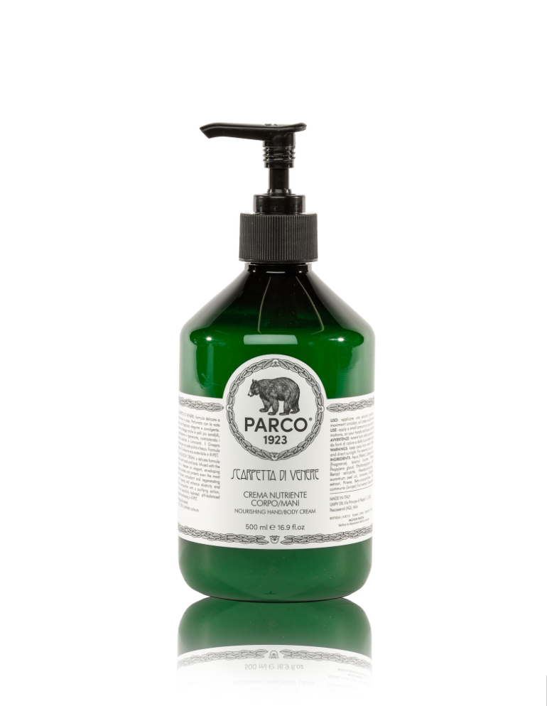Nourishing Hand/ body Cream Parco1923 500 ml Scarpetta di Venere