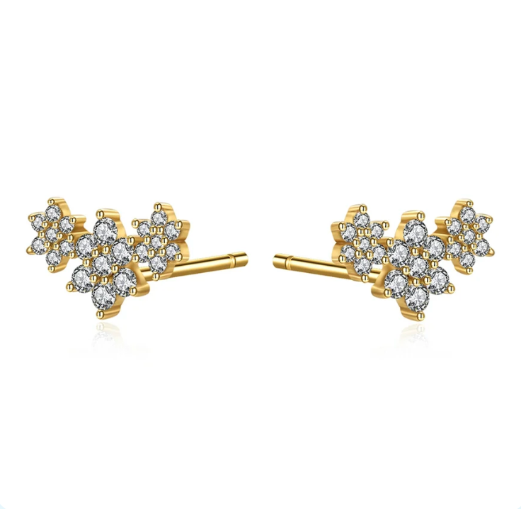 Amelie gold diamant earstud