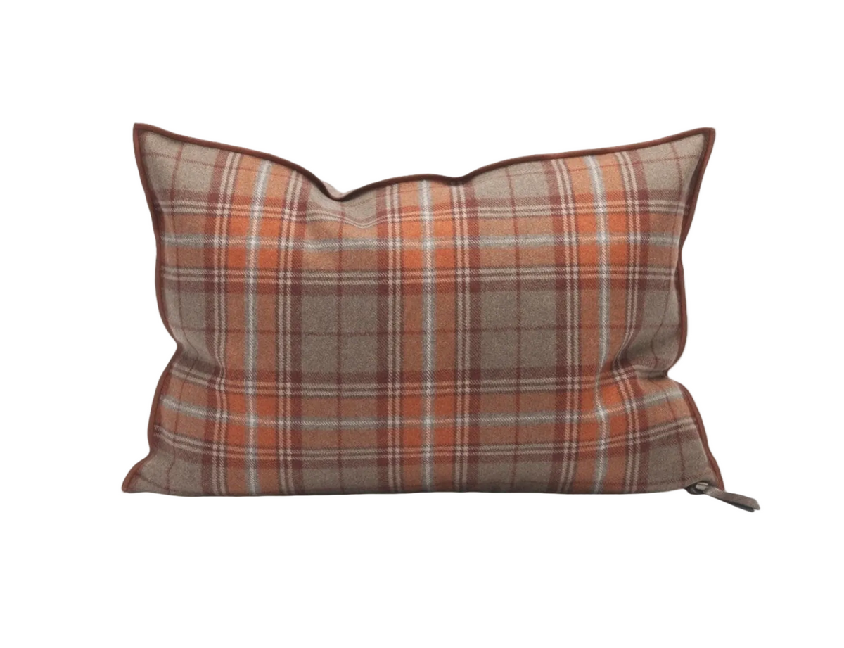 Kussen Drap de Laine Highlander - Brick lane