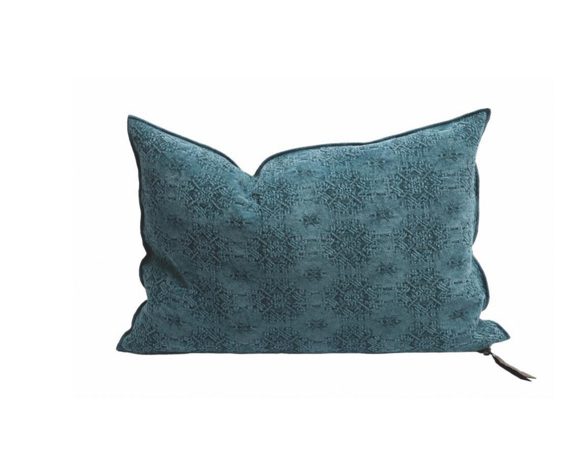 Kussen jacquard stone washed kilim - Riviera