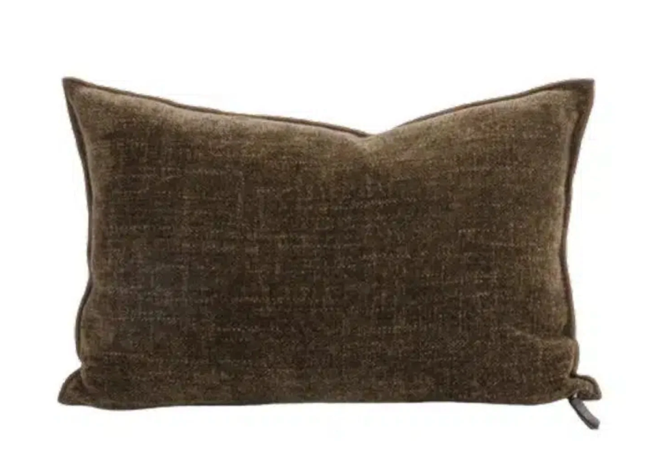 Kussen Chenille Visconti Bronze