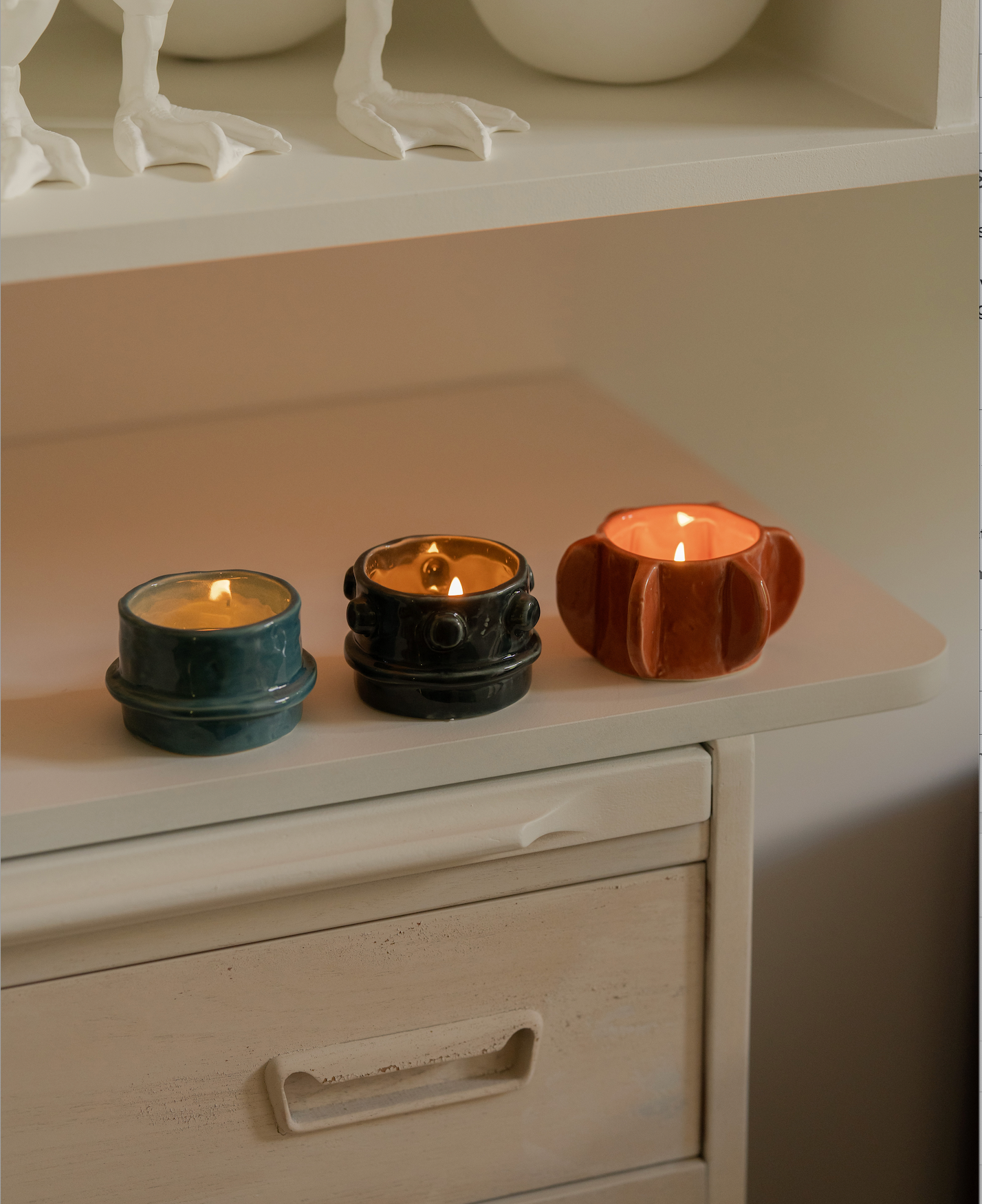 Collectie mix & match theelichthouders