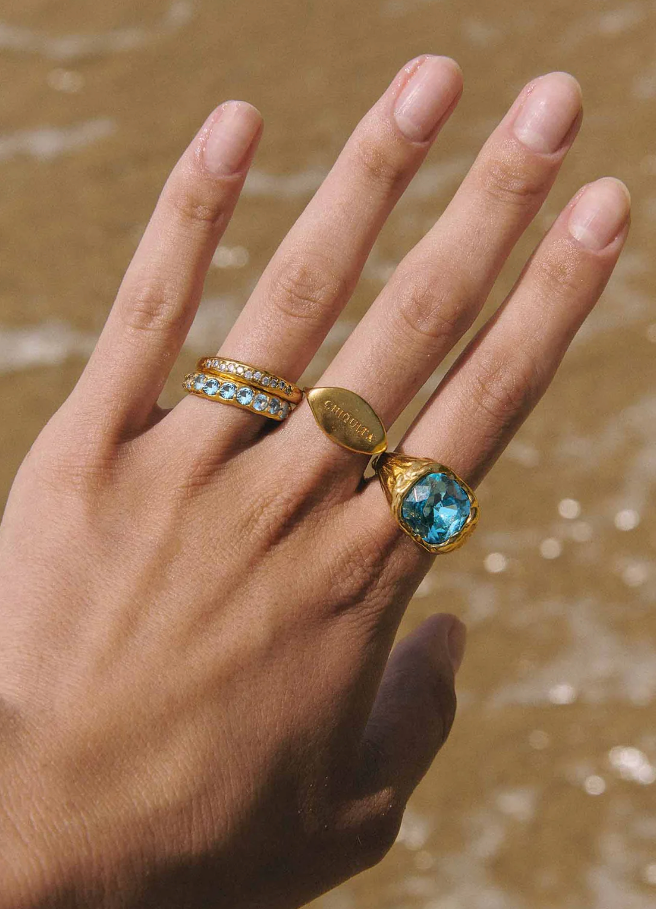 Dolores Blue ring