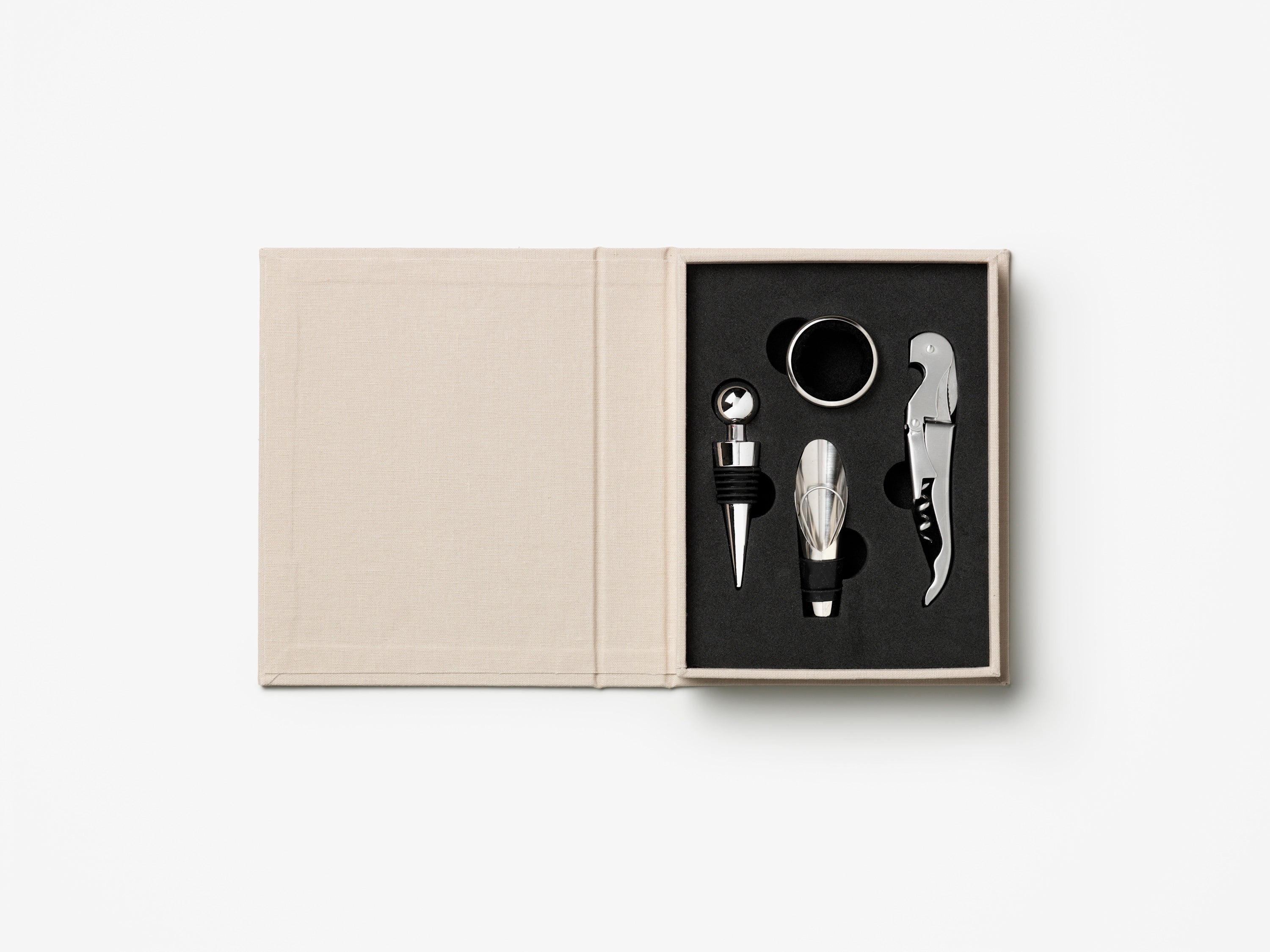 Printworks Wine Tools Set Van 4 beige