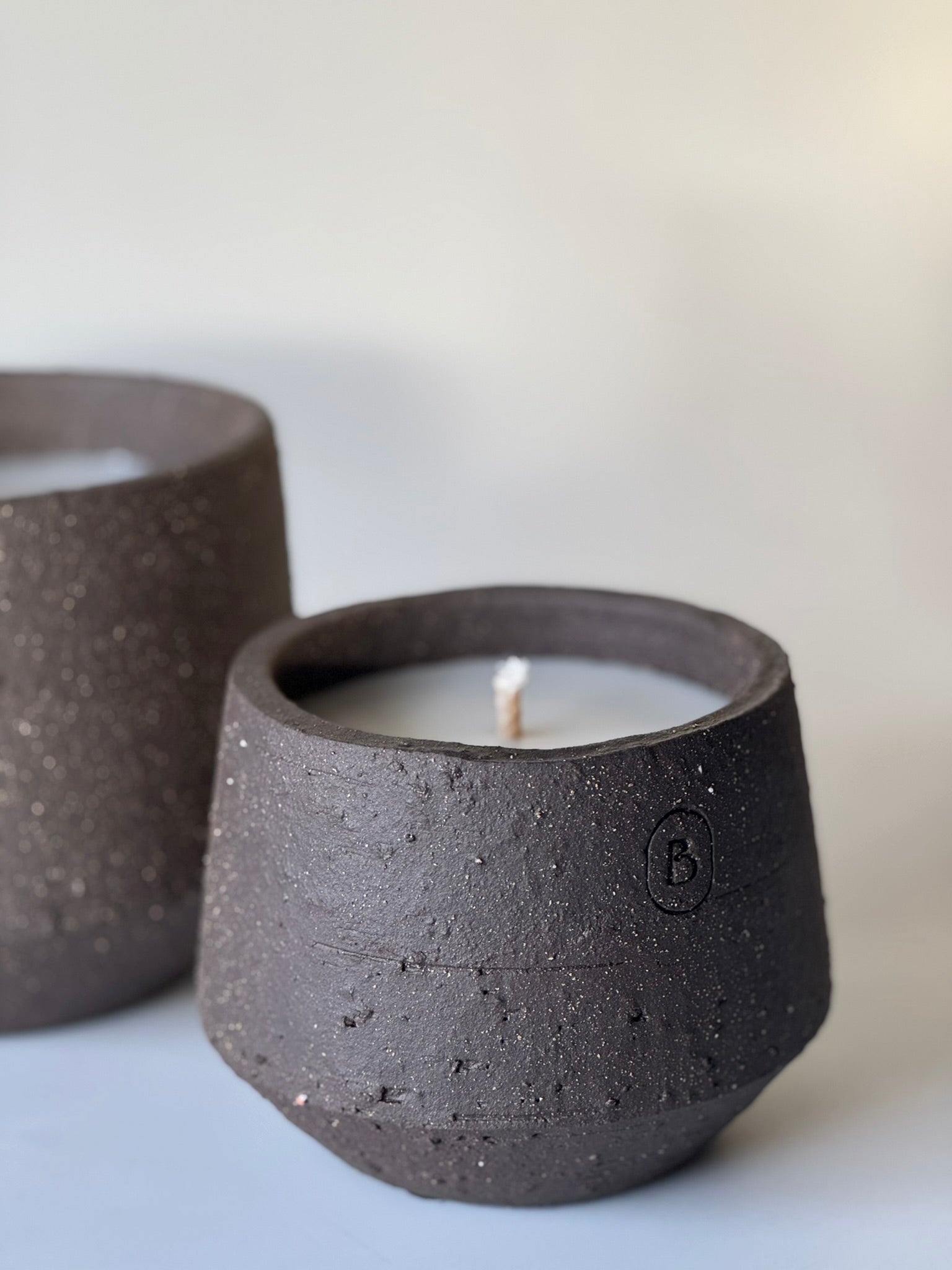 Outdoor scented terrace candle Charcoal